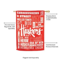Evergreen Embossed Suede Flag, House Size, University Of Nebraska 14 Evergreen Embossed Suede Flag, House Size, University Of Nebraska -Garden & Outdoors GUEST 5e9c107f 69ee 4af4 8970 238fa68ebbda