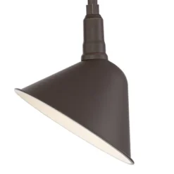 Franklin Iron Works Neihart Rustic Farmhouse Outdoor Barn Light Fixture Bronze Curving Gooseneck 18" Post Exterior Barn Deck House Porch Yard Patio -Garden & Outdoors GUEST 5f5726a9 d7f2 45b7 80e5 d954df64e6dd