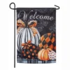 Evergreen Flag Elegant Pattern Pumpkins Garden Suede Flag 1 Evergreen Flag Elegant Pattern Pumpkins Garden Suede Flag -Garden & Outdoors GUEST 607205c5 9178 48b7 b31a 2e10998c03e4
