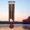 Woodstock Wind Chimes Signature Collection, Woodstock Habitats Chime, 26'' Bronze Owl Wind Chime HCBRO -Garden & Outdoors GUEST 6675daea 8c34 4e25 a9bf 4ac880c14576