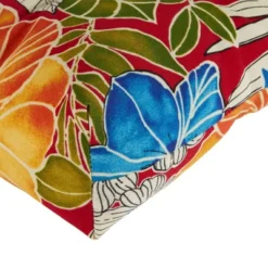 Aloha Red Floral Outdoor Bench Cushion - Kensington Garden -Garden & Outdoors GUEST 66787fae 713d 49a5 8506 5cedef5b00fa
