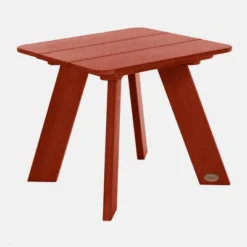 3pc Outdoor Set With Italica Modern Adirondack Chairs & Side Table - Rustic Red - Highwood -Garden & Outdoors GUEST 67a4240f f0a6 47d5 bd30 7517a1243199