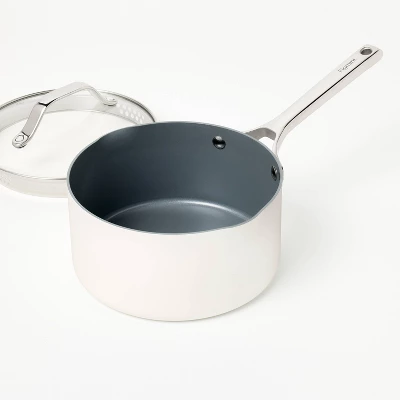 3qt Ceramic Nonstick Saucepan - Figmint™ 4 3qt Ceramic Nonstick Saucepan - Figmint™ - Image 2