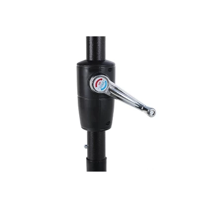 9' X 9' Outdoor Patio Market Umbrella With Tilt Crank Navy - Captiva Designs 7 9' X 9' Outdoor Patio Market Umbrella With Tilt Crank Navy - Captiva Designs - Image 5