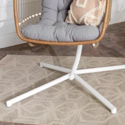 Toluca Hanging Outdoor Boho Egg Chair With Cushion - Saracina Home -Garden & Outdoors GUEST 704dbef4 53ac 4a3c b711 8fd3988a7e2e