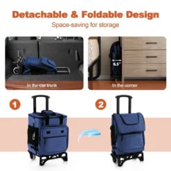 Costway 50-Can 3-in-1 Insulated Rolling Cooler With Adjustable Handle & Bottom Plate Blue/Grey 20 Costway 50-Can 3-in-1 Insulated Rolling Cooler With Adjustable Handle & Bottom Plate Blue/Grey -Garden & Outdoors GUEST 71f78aa4 336d 4d15 8cc9 a15cb0641836