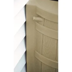 Good Ideas Rain Wizard 50 Gallon Plastic Outdoor Home Rain Barrel Water Storage Collector With Brass Spigot And Flat Back Design, Khaki -Garden & Outdoors GUEST 7288db64 545d 42c1 9279 5686e5c005f8
