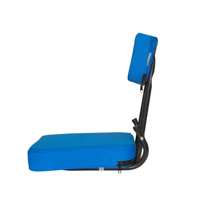 Stansport Steel Frame Foldable Coliseum Seat - Blue 4 Stansport Steel Frame Foldable Coliseum Seat - Blue - Image 2
