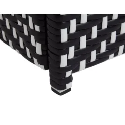 2pc Maksville Outdoor Aluminum Storage Bench & Trash Can - MiBasics -Garden & Outdoors GUEST 73cdad7d 6629 4f7f 89cc b249bd570746