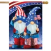 Patriotic Gnomes Humor House Flag Fourth Of July 28" X 40" Briarwood Lane -Garden & Outdoors GUEST 749fd190 eef8 4b14 9234 48f28c7b5d79