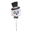 Halloween Top Hat Skeleton Stake - One Garden Stake 36 Inches - Stake Or Hang - F22009 - Metal - White -Garden & Outdoors GUEST 75f60250 f2c5 47fb 8148 93987c164cec