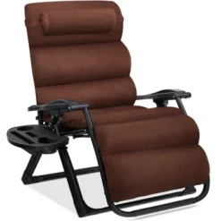 Best Choice Products Oversized Zero Gravity Chair, Folding Recliner W/ Removable Cushion, Side Tray -Garden & Outdoors GUEST 76239886 ee04 42c5 abcb c16d555a5fc7