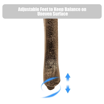 Costway Outdoor Garden Bench Chair Loveseat Cast Aluminum Patio Antique Rose 9 Costway Outdoor Garden Bench Chair Loveseat Cast Aluminum Patio Antique Rose - Image 7