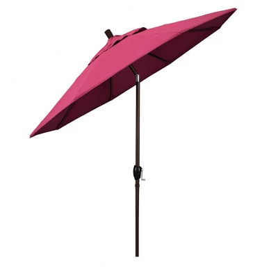 9' Pacific Trail Patio Umbrella Push Button Tilt Crank Lift Sunbrella - California Umbrella 3 9' Pacific Trail Patio Umbrella Push Button Tilt Crank Lift Sunbrella - California Umbrella