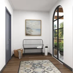 Traditional Outdoor Patio Bench - Black - Olivia & May 27 Traditional Outdoor Patio Bench - Black - Olivia & May -Garden & Outdoors GUEST 7c699beb 6a37 4d55 a7ab 5beb8ad67c7c