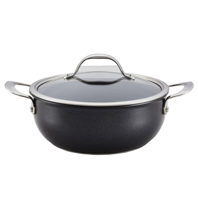 Anolon Ascend 4qt Nonstick Aluminum Casserole Pan With Lid Dark Gray 12 Anolon Ascend 4qt Nonstick Aluminum Casserole Pan With Lid Dark Gray - Image 10