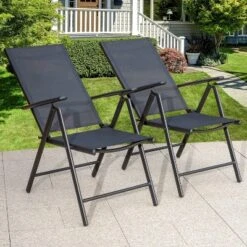 7pc Patio Dining Set With Rectangular Expandable Table & Reclining Chairs - Captiva Designs -Garden & Outdoors GUEST 7e346190 7685 4c79 b4ee 18c61d134069