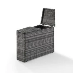 Catalina Outdoor Wicker Arm Table - Gray - Crosley 11 Catalina Outdoor Wicker Arm Table - Gray - Crosley -Garden & Outdoors GUEST 7fcefdf7 db3a 4659 a119 cba421c8e9e3