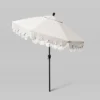 7.5' Sunbrella Scallop Base Fringe Market Patio Umbrella With Push Button Tilt - Bronze Pole - California Umbrella 1 7.5' Sunbrella Scallop Base Fringe Market Patio Umbrella With Push Button Tilt - Bronze Pole - California Umbrella -Garden & Outdoors GUEST 812a5cea 636a 4189 b56b 29539eb1c0fe