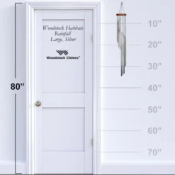 Woodstock Wind Chimes Signature Collection, Woodstock Habitats Rainfall Silver Wind Chime 11 Woodstock Wind Chimes Signature Collection, Woodstock Habitats Rainfall Silver Wind Chime -Garden & Outdoors GUEST 81878950 e0ad 46d6 9e16 64e592be9c8f