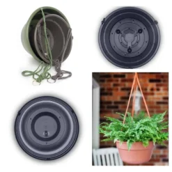 Bloem 12" Wide Dura Cotta Hanging Basket