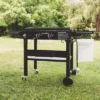 Razor Griddle Portable 2-Burner 30,000 BTU Gas Flattop Grill & Griddle Combo Cart With Foldable Side Shelves, Paper Towel And Condiment Holder, Black -Garden & Outdoors GUEST 899eab31 ed90 492b 9fd7 06fb519e4354