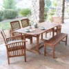 Ravenscroft 6pc Acacia Wood Patio Dining Set With Cushions - Saracina Home 1 Ravenscroft 6pc Acacia Wood Patio Dining Set With Cushions - Saracina Home -Garden & Outdoors GUEST 8d193847 aa9e 4add a531 bc8c744b57dc