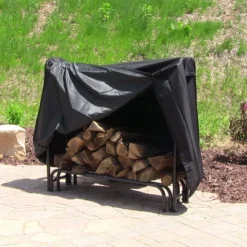 Sunnydaze Decor Sunnydaze Outdoor Weather-Resistant Heavy-Duty Durable Polyester With PVC Backing Firewood Log Rack Cover 12 Sunnydaze Decor Sunnydaze Outdoor Weather-Resistant Heavy-Duty Durable Polyester With PVC Backing Firewood Log Rack Cover -Garden & Outdoors GUEST 8d6455c9 96f4 4c87 b400 cb43b3d6af6f
