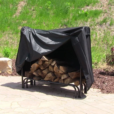 Sunnydaze Decor Sunnydaze Outdoor Weather-Resistant Heavy-Duty Durable Polyester With PVC Backing Firewood Log Rack Cover 7 Sunnydaze Decor Sunnydaze Outdoor Weather-Resistant Heavy-Duty Durable Polyester With PVC Backing Firewood Log Rack Cover - Image 5