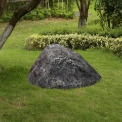 Outdoor Natural Artificial Round Rock Decor For Gardens, Lawns, And Landscapes