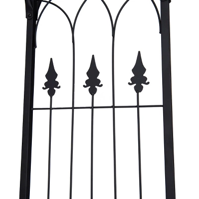 Costway Garden Wedding Rose Arch Pergola Archway Flowers Climbing Plants Trellis Metal 9 Costway Garden Wedding Rose Arch Pergola Archway Flowers Climbing Plants Trellis Metal - Image 7