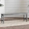 Ravenscroft Modern Boho Acacia Wood Slat Top Outdoor Dining Bench - Gray Wash - Saracina Home 1 Ravenscroft Modern Boho Acacia Wood Slat Top Outdoor Dining Bench - Gray Wash - Saracina Home -Garden & Outdoors GUEST 97804647 7291 4fca 8eee 82ae99833723