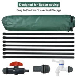 Costway 100 Gallon Portable Rain Barrel Water Collector Collapsible Tank W/Spigot Filter -Garden & Outdoors GUEST 97e77cca 8b79 4bc0 8e11 274d305d3635