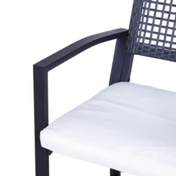 Outsunny 3PCS Patio Bar Set With Soft Cushion, Rattan Wicker Outdoor Furniture Set For Backyards, Lawn, Deck, Poolside -Garden & Outdoors GUEST 9841a089 4195 427a bd1a 72ec1eb0c7f4