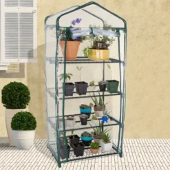 Nature Spring 4-Tier Outdoor Mini Greenhouse With Cover 9 Nature Spring 4-Tier Outdoor Mini Greenhouse With Cover -Garden & Outdoors GUEST 9a4abf97 9158 479c b4ff 8d178d452ecf