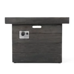 Puerta 5pc All-Weather Wicker Patio Club Chairs With Firepit Brown/Gray - Christopher Knight Home -Garden & Outdoors GUEST 9b09a849 b19f 4ff9 8695 0361a7a5e6cf