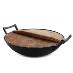 Gibson General Store Addlestone 2 Piece 14 Inch Heavy Duty Cast Iron Wok With Wood Lid 11 Gibson General Store Addlestone 2 Piece 14 Inch Heavy Duty Cast Iron Wok With Wood Lid -Garden & Outdoors GUEST 9d541927 98a8 4ccf 84c3 1c483ae925b7
