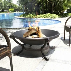 Ashland Firepit - Black - Crosley -Garden & Outdoors GUEST 9d6b8a54 3de6 4fe0 8ee3 467cc6bb1555