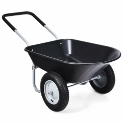 Costway 2 Tire Wheelbarrow Cart Heavy-duty Dolly Utility Cart Black 19 Costway 2 Tire Wheelbarrow Cart Heavy-duty Dolly Utility Cart Black -Garden & Outdoors GUEST a24320c6 8c6a 4ff1 8cc3 72c3ad01e524