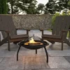 Flash Furniture 22.5" Foldable Wood Burning Firepit With Mesh Spark Screen And Poker -Garden & Outdoors GUEST a2b8a501 e003 4f8a 8fe2 deb1b97827c2