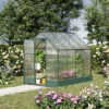 Outsunny Walk-in Plant Polycarbonate Greenhouse With Temperature Controlled Window Hobby Greenhouse For Backyard/Outdoor -Garden & Outdoors GUEST a34b8cb2 1f02 4d66 865e 1c436eae3719