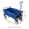 Nature Spring Collapsible Utility Wagon For Camping, Gardening, Landscaping, And Shopping - 34.5" X 20", Blue 1 Nature Spring Collapsible Utility Wagon For Camping, Gardening, Landscaping, And Shopping - 34.5" X 20", Blue -Garden & Outdoors GUEST a6faed23 a1e0 4efa 979f b4855a79926d