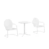 Griffith 3pc Outdoor Bistro Set With Table & 2 Chairs - White - Crosley -Garden & Outdoors GUEST aa856be2 66a1 4184 b700 1499f2255a85