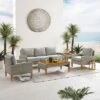 Capella 5pc Outdoor Wicker Sofa Set - Gray - Crosley -Garden & Outdoors GUEST aab7e103 1be3 4094 94be b9e0bcc28159