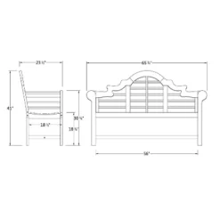 Lutyens 5ft Teak Bench - Natural - Cambridge Casual -Garden & Outdoors GUEST b0bfb909 b08d 46e0 9459 81f486e797f6