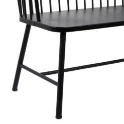 Traditional Outdoor Patio Bench - Black - Olivia & May 30 Traditional Outdoor Patio Bench - Black - Olivia & May -Garden & Outdoors GUEST b2842075 b1ac 4266 af17 c3222e3b1641