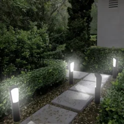 5.51" X 29.92" Solar LED Garden Path Light Amber/White - Techko Maid -Garden & Outdoors GUEST b616a6d1 3c6f 47f9 8753 02b25d884514