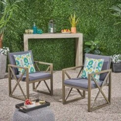 Andora 2pk Acacia Wood Club Chairs - Christopher Knight Home 11 Andora 2pk Acacia Wood Club Chairs - Christopher Knight Home -Garden & Outdoors GUEST b66c3a7e f8a1 4a2a af16 65eb73997401