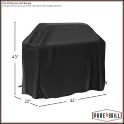 Pure Grill 32-Inch BBQ Grill Cover For All Outdoor Barbecue Gas Grill Brands, Universal Fit 12 Pure Grill 32-Inch BBQ Grill Cover For All Outdoor Barbecue Gas Grill Brands, Universal Fit -Garden & Outdoors GUEST b71ae53c be20 481a b09c ee5be054f770