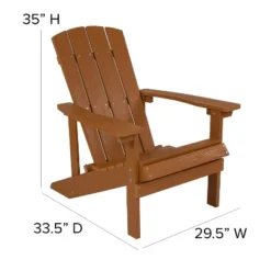 Emma And Oliver Set Of Two All-Weather Polyresin Adirondack Chairs With Cushions -Garden & Outdoors GUEST b8667026 89dc 47f5 a513 e0e8b7c23da0